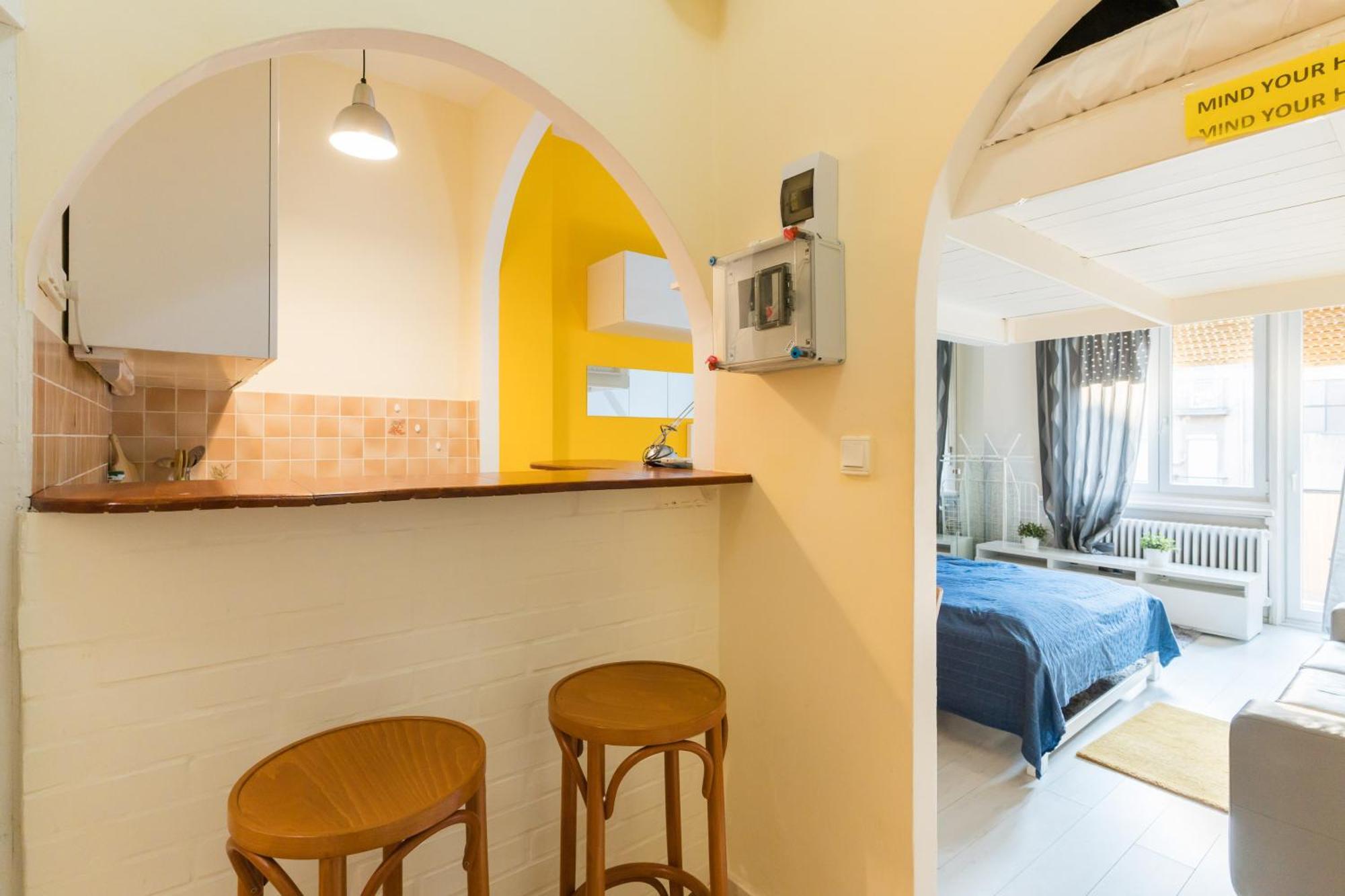 Apartment Sunny Studio In Party District- Balcony- Ac