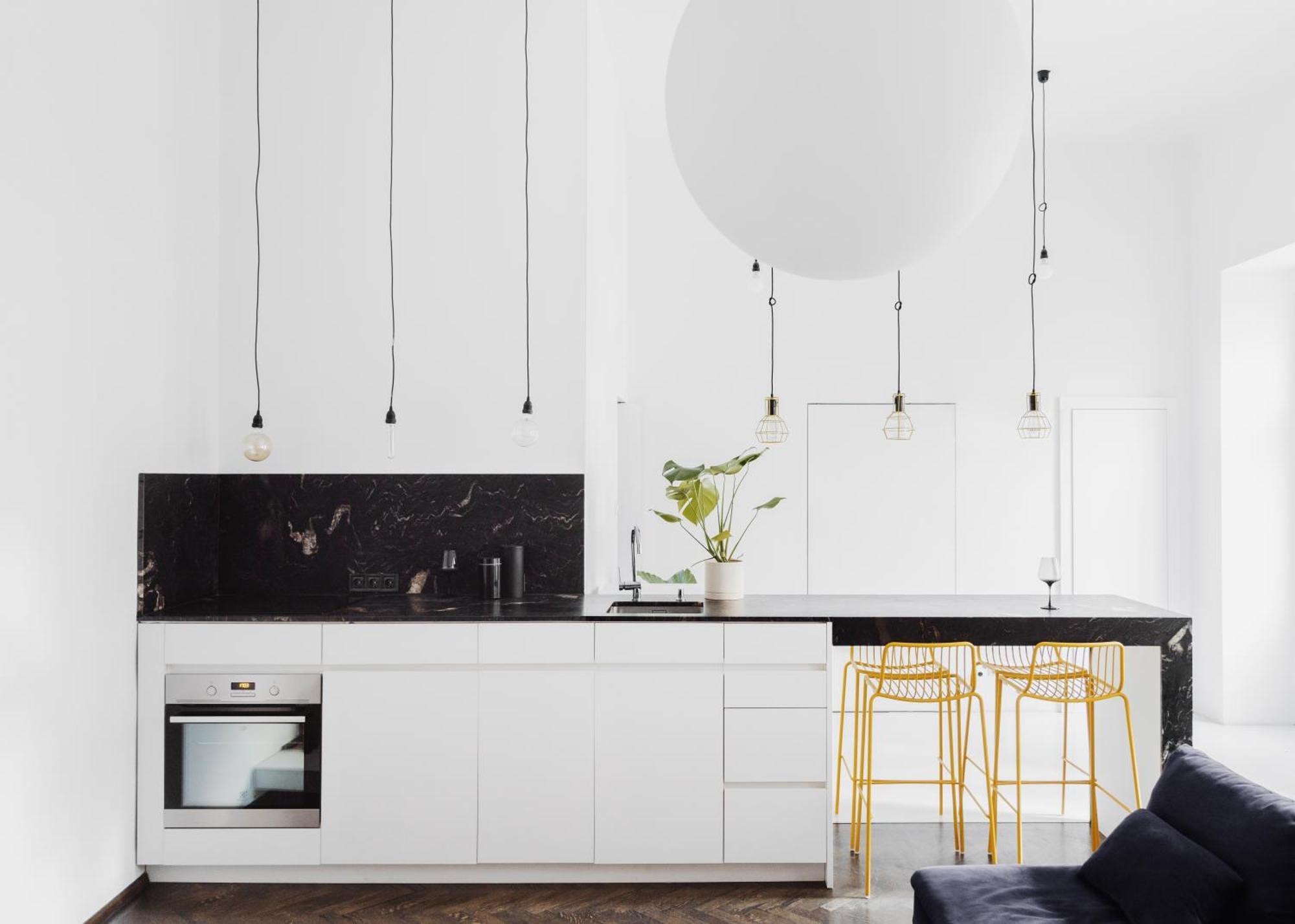 Apartment Designed In Hear Of